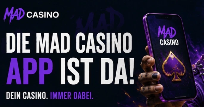 MAD Casino App banner